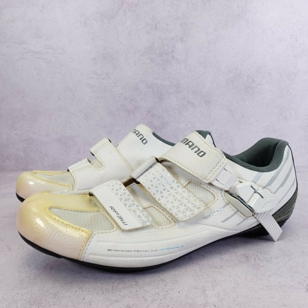 SHIMANO Road Bike Shoes Women Pedaling Dynamics Shoe 11.5 White Mountain Cleats